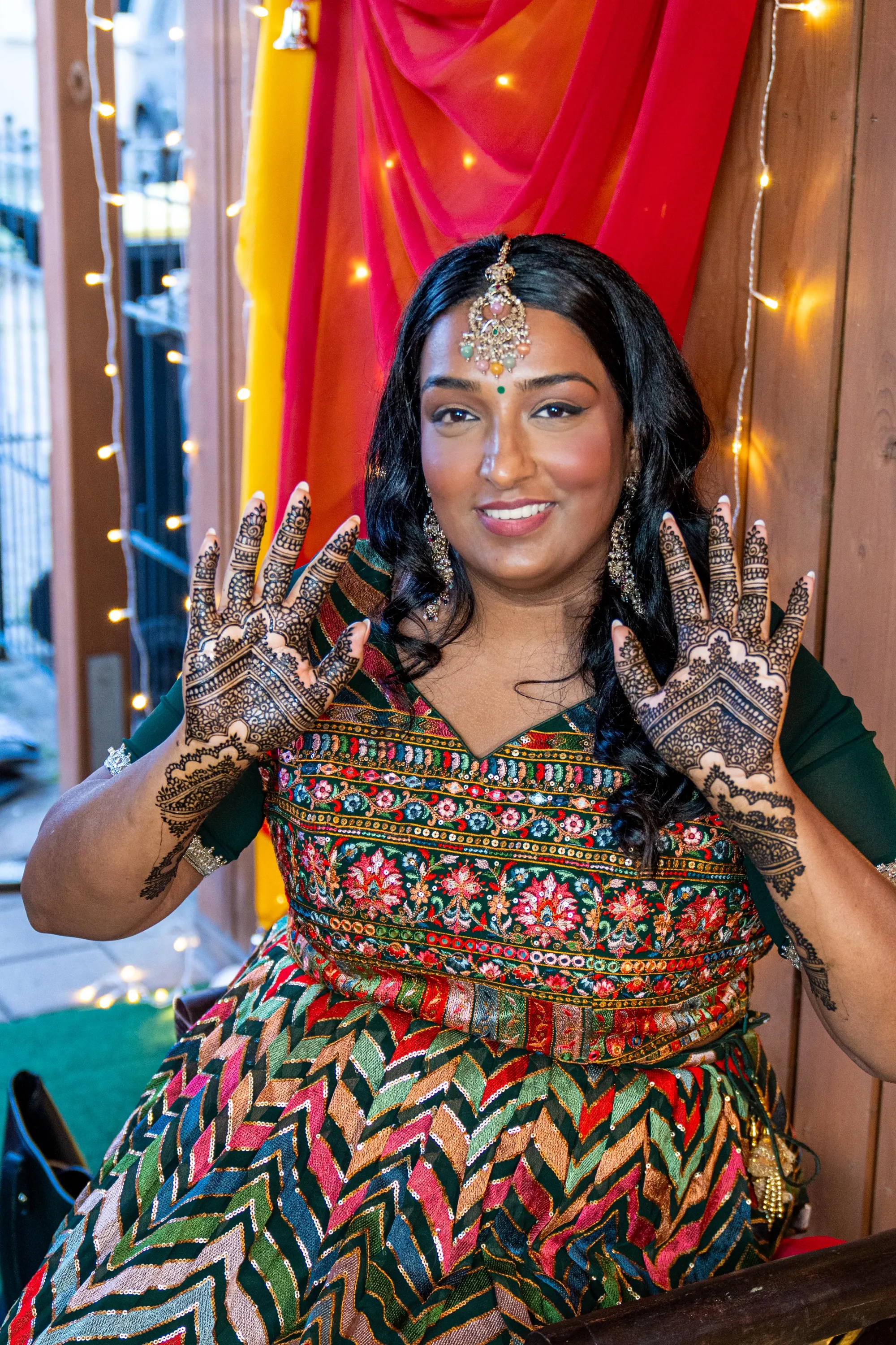 A wedding photographed by Sharmeli & Ashok.