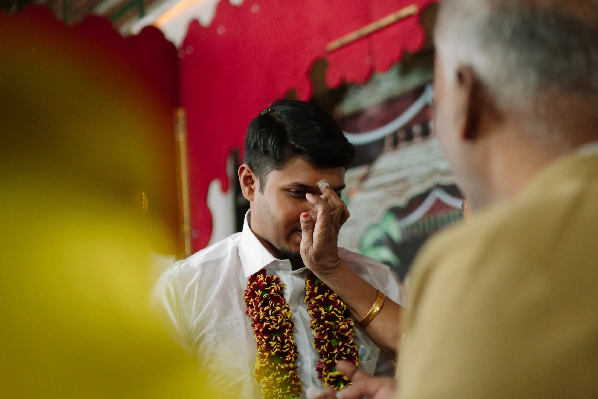 A wedding photographed by Sharmeli & Ashok.