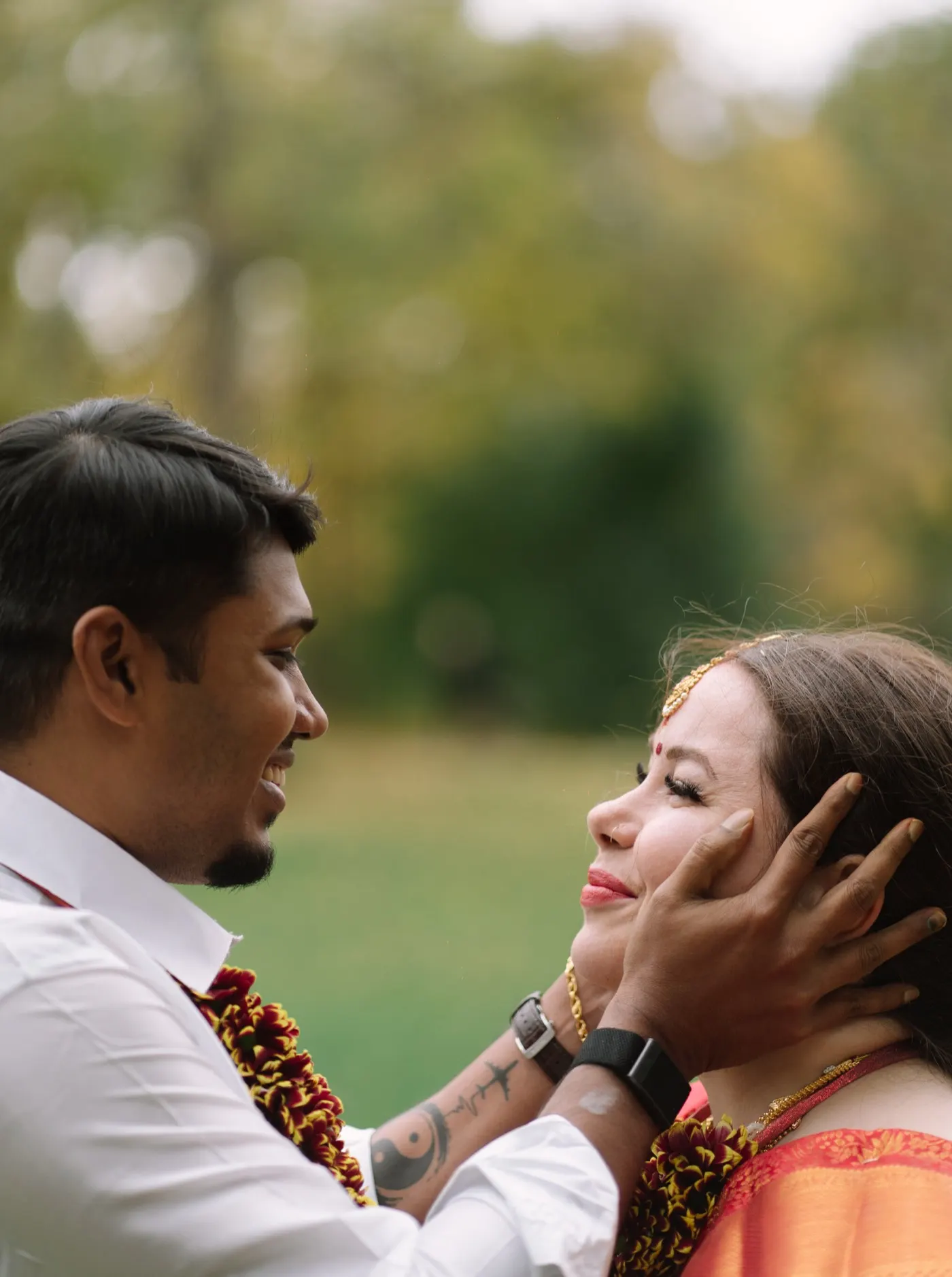 A wedding photographed by Sharmeli & Ashok.