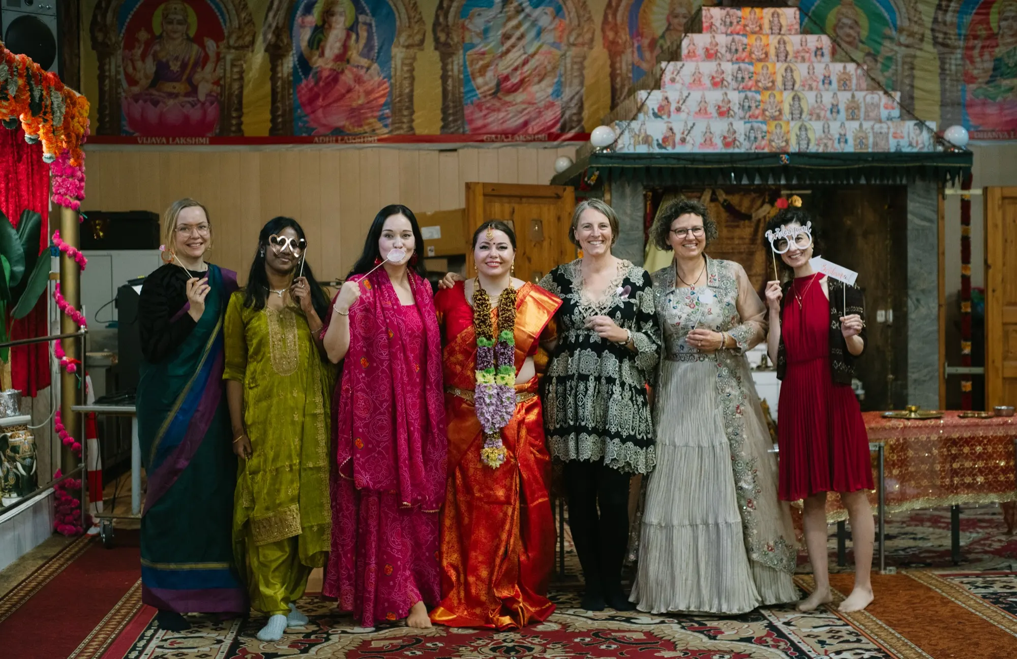 A wedding photographed by Sharmeli & Ashok.